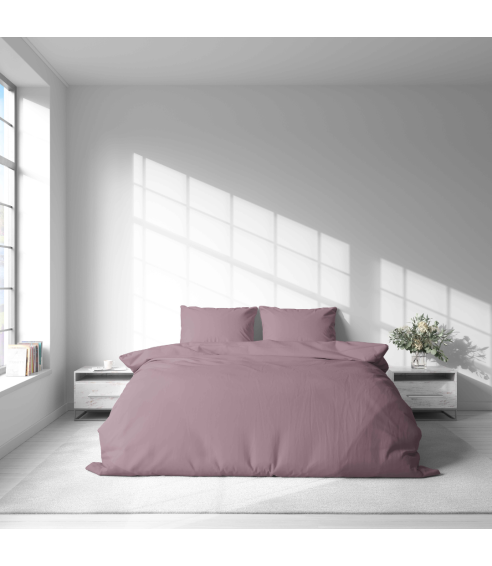Premium satin påslakanset „Dusty pink glow“. Satin påslakan
