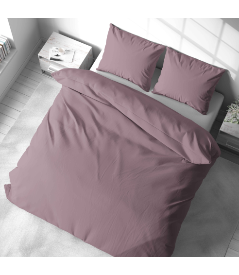 Premium satin påslakanset „Dusty pink glow“. Satin påslakan