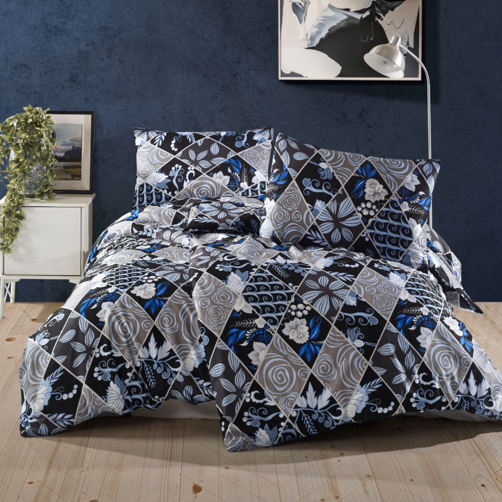 Premium satin påslakanset „Elissa“. Påslakanset 135x200, 140x200 cm, 200x200 cm, 200x220 cm Premium satin påslakanset „Elissa“. Påslakanset 135x200, 140x200 cm, 200x200 cm, 200x220 cm