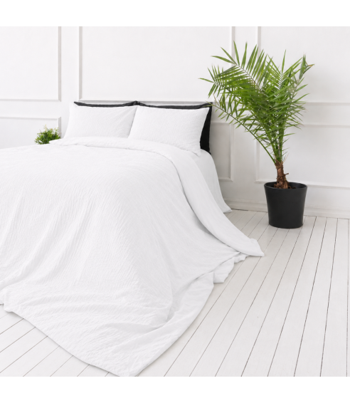 Påslakanset muslin „White muslin“. Påslakanset 200x200