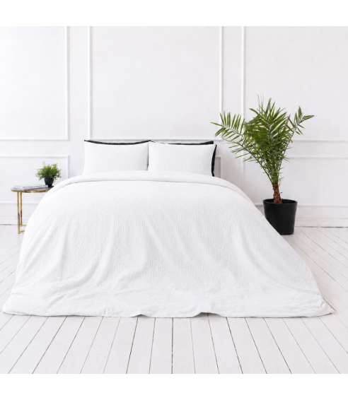 Påslakanset muslin „White muslin“. Påslakanset 200x200