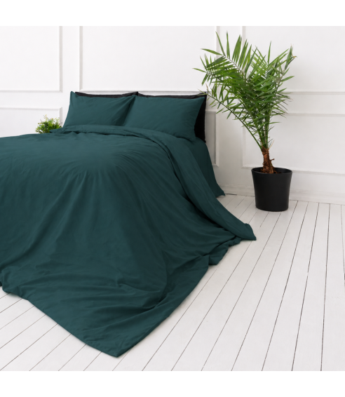 Premium satin påslakanset „Green Sateen“. Satin påslakan