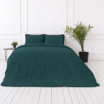 Premium satin påslakanset „Green Sateen“. Enfärgade sängkläder, 140x200 cm, 200x200 cm, 200x220 cm Premium satin påslakanset „Green Sateen“. Enfärgade sängkläder, 140x200 cm, 200x200 cm, 200x220 cm