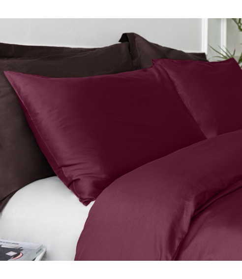 Premium satin påslakanset „Cherry“. Satin påslakan