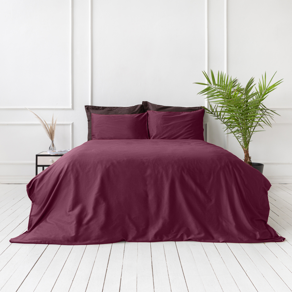 Premium satin påslakanset „Cherry“. Enfärgade sängkläder, 140x200 cm, 180x200 cm, 200x200 cm, 200x220 cm Premium satin påslakanset „Cherry“. Enfärgade sängkläder, 140x200 cm, 180x200 cm, 200x200 cm, 200x220 cm