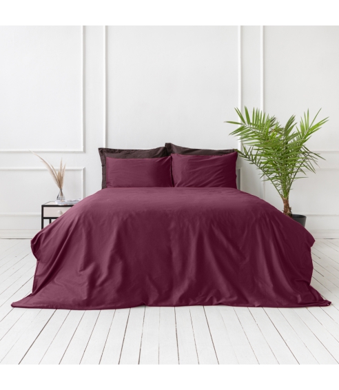 Premium satin påslakanset „Cherry“. Satin påslakan