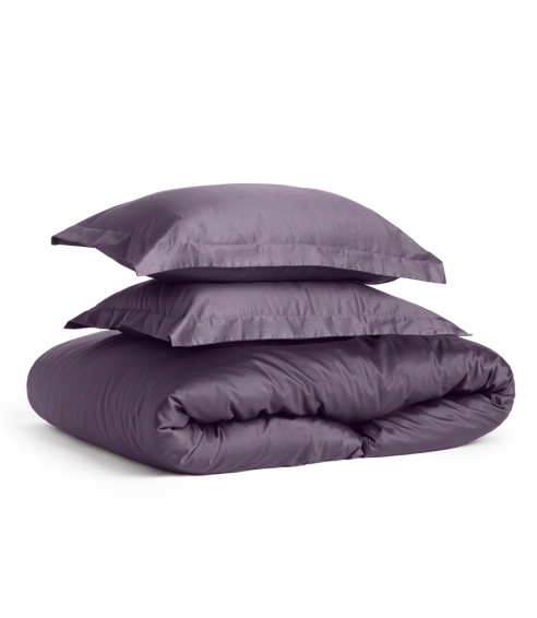 Premium satin påslakanset „Mauve“. Satin påslakan