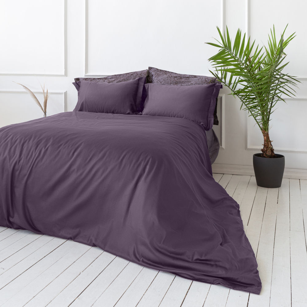 Premium satin påslakanset „Mauve“. Enfärgade sängkläder, 140x200 cm, 200x200 cm, 200x220 cm, 240x220 cm Premium satin påslakanset „Mauve“. Enfärgade sängkläder, 140x200 cm, 200x200 cm, 200x220 cm, 240x220 cm