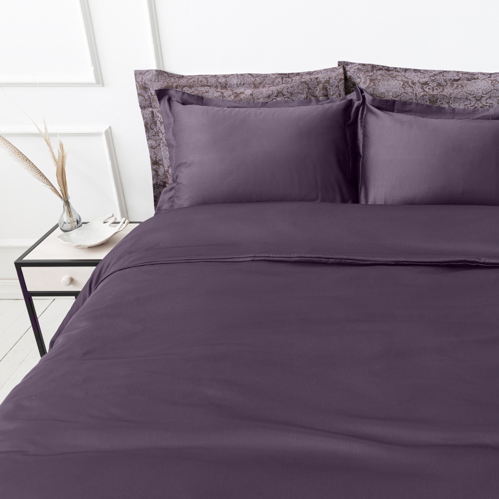 Premium satin påslakanset „Mauve“. Enfärgade sängkläder, 140x200 cm, 200x200 cm, 200x220 cm, 240x220 cm Premium satin påslakanset „Mauve“. Enfärgade sängkläder, 140x200 cm, 200x200 cm, 200x220 cm, 240x220 cm
