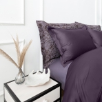 Premium satin påslakanset „Mauve“. Enfärgade sängkläder, 140x200 cm, 200x200 cm, 200x220 cm, 240x220 cm Premium satin påslakanset „Mauve“. Enfärgade sängkläder, 140x200 cm, 200x200 cm, 200x220 cm, 240x220 cm