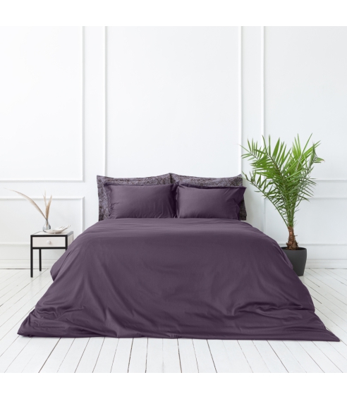 Premium satin påslakanset „Mauve“. Satin påslakan