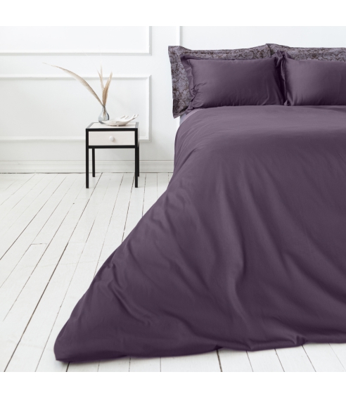 Premium satin påslakanset „Mauve“. Satin påslakan