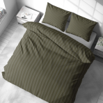 Premium satin påslakanset „Moss Green Stripe Satin“. Påslakanset 150x210, 140x200 cm, 150x200 cm, 160x200 cm, 180x200 cm, 200x200 cm, 200x220 cm, 240x220 cm Premium satin påslakanset „Moss Green Stripe Satin“. Påslakanset 150x210, 140x200 cm, 150x200 cm, 160x200 cm, 180x200 cm, 200x200 cm, 200x220 cm, 240x220 cm