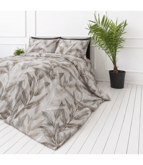 Premium satin påslakanset „Painting Sand“. Satin påslakan