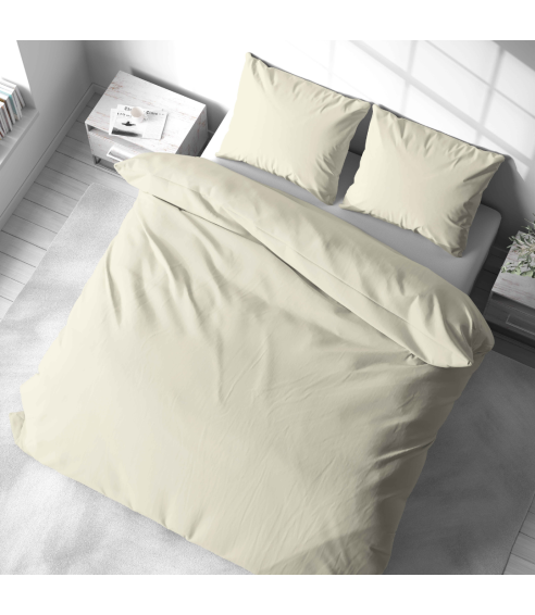 Premium satin påslakanset „Vanilla glow“. Satin påslakan