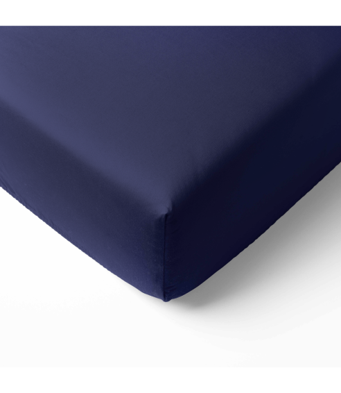 Satinlakan „Blue glow“. Lakan utan resår