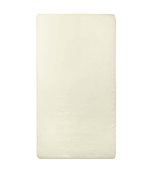 Satinlakan „Vanilla glow“. Lakan utan resår
