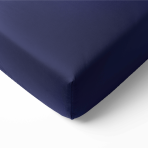 Satin dra-på-lakan „Blue glow“, 90x200 cm, 140x200 cm, 160x200 cm, 180x200 cm