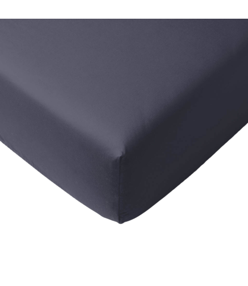 Satin dra-på-lakan „Graphite glow“. Dra på lakan