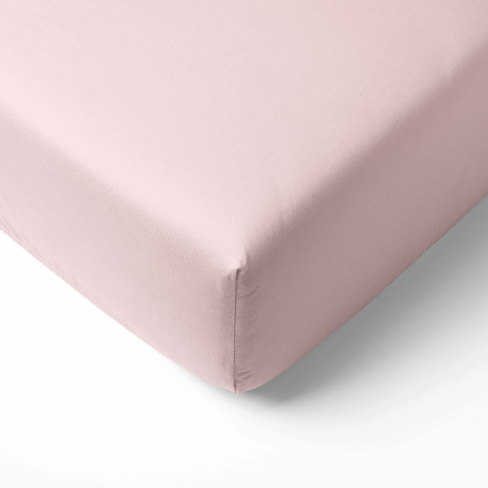 Satinlakan „Classic pink flat sheet“, 150x220 cm, 200x220 cm, 220x240 cm. Pastellrosa lakan med ljus minimalistisk design Satinlakan „Classic pink flat sheet“, 150x220 cm, 200x220 cm, 220x240 cm. Pastellrosa lakan med ljus minimalistisk design