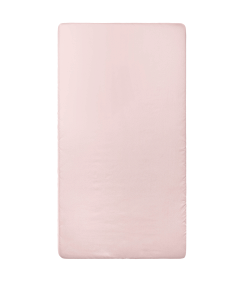 Satin dra på lakan „Classic pink fitted sheet“. Dra på lakan 90x200
