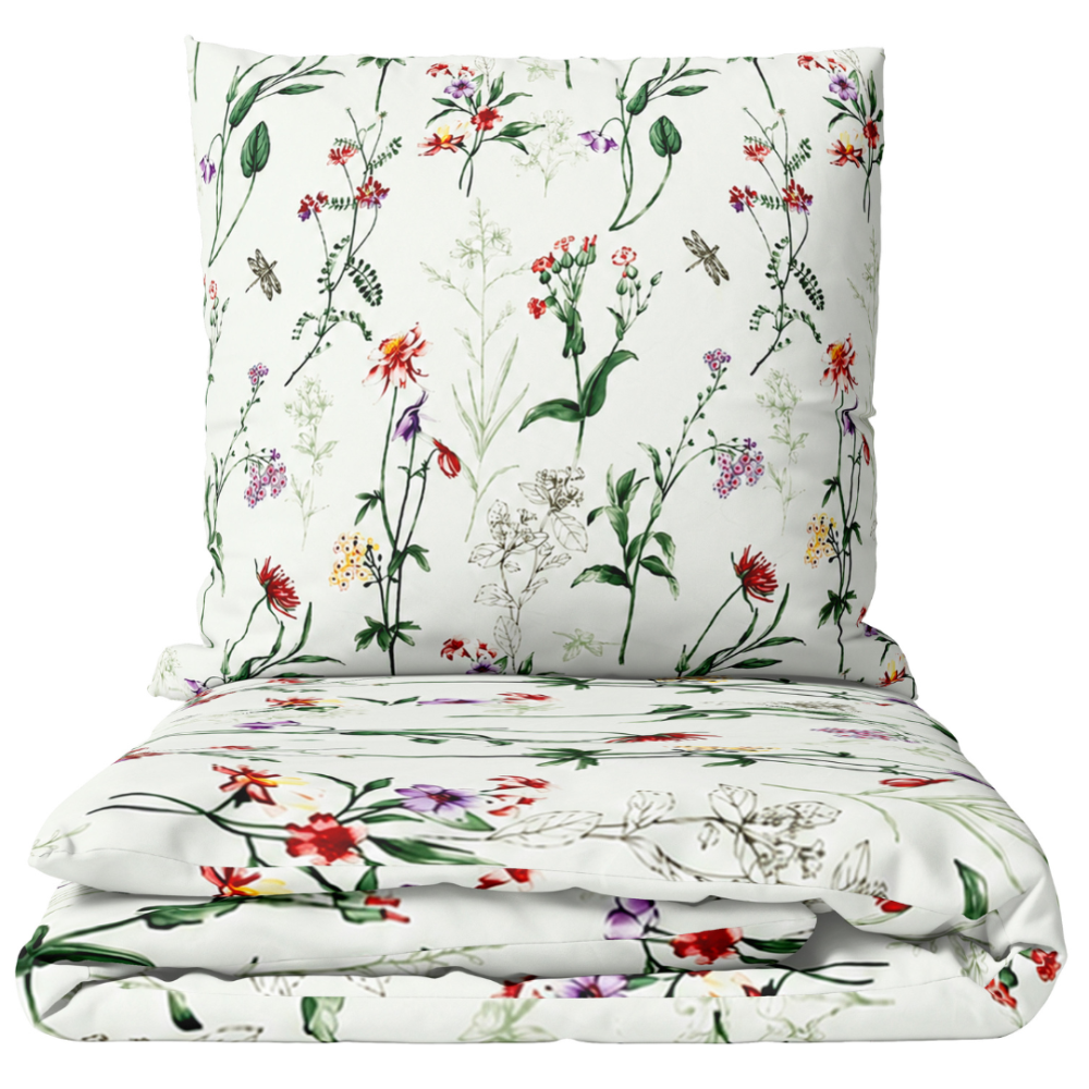 Satin påslakanset „Caroline“. Sängkläder 155x200, 140x200 cm, 150x200 cm, 160x200 cm, 180x200 cm, 200x200 cm, 200x220 cm. Mjukt grönt sängkläderset med små ängsblommor. Satin påslakanset „Caroline“. Sängkläder 155x200, 140x200 cm, 150x200 cm, 160x200 cm, 180x200 cm, 200x200 cm, 200x220 cm. Mjukt grönt sängkläderset med små ängsblommor.