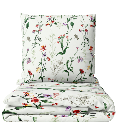 Satin påslakanset „Caroline“. Satin påslakan