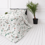 Satin påslakanset „Caroline“. Sängkläder 155x200, 140x200 cm, 150x200 cm, 160x200 cm, 180x200 cm, 200x200 cm, 200x220 cm. Romantiskt grönt sängkläderset med ängsblomsmotiv. Satin påslakanset „Caroline“. Sängkläder 155x200, 140x200 cm, 150x200 cm, 160x200 cm, 180x200 cm, 200x200 cm, 200x220 cm. Romantiskt grönt sängkläderset med ängsblomsmotiv.