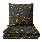 Satin påslakanset „Comforts“. Sängkläder med växtmotiv, 140x200 cm, 150x200 cm, 160x200 cm, 180x200 cm, 200x200 cm, 200x220 cm Satin påslakanset „Comforts“. Sängkläder med växtmotiv, 140x200 cm, 150x200 cm, 160x200 cm, 180x200 cm, 200x200 cm, 200x220 cm
