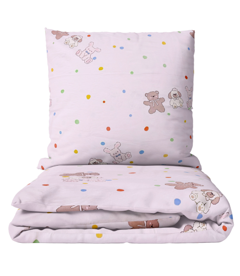 Satin påslakanset „Dreamy Dots“. Satin påslakan