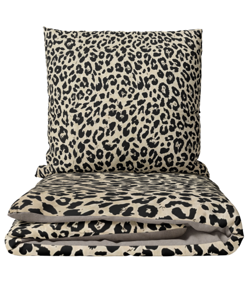Satin påslakanset „Exotic Leopard“. Satin påslakan