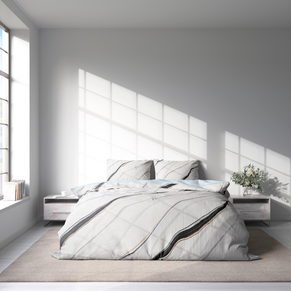 Satin påslakanset „Heavenly Haze“. Påslakanset 135x200, 140x200 cm, 150x200 cm, 160x200 cm, 180x200 cm, 200x200 cm, 200x220 cm Satin påslakanset „Heavenly Haze“. Påslakanset 135x200, 140x200 cm, 150x200 cm, 160x200 cm, 180x200 cm, 200x200 cm, 200x220 cm