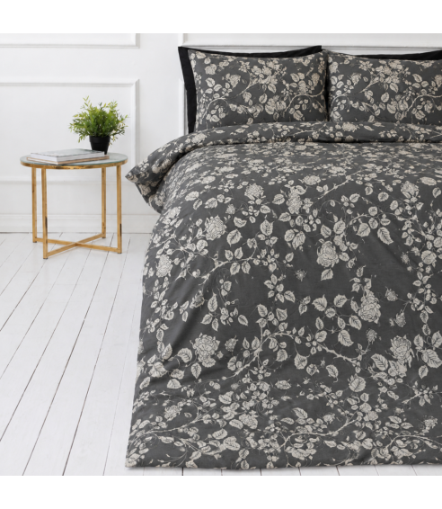 Satin påslakanset „Lunar Rose“. Satin påslakan