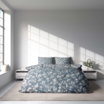 Satin påslakanset „Meadow“. Sängkläder med växtmotiv, 140x200 cm, 200x200 cm, 200x220 cm Satin påslakanset „Meadow“. Sängkläder med växtmotiv, 140x200 cm, 200x200 cm, 200x220 cm