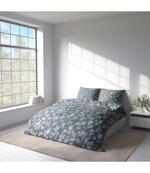 Satin påslakanset „Meadow“. Satin påslakan