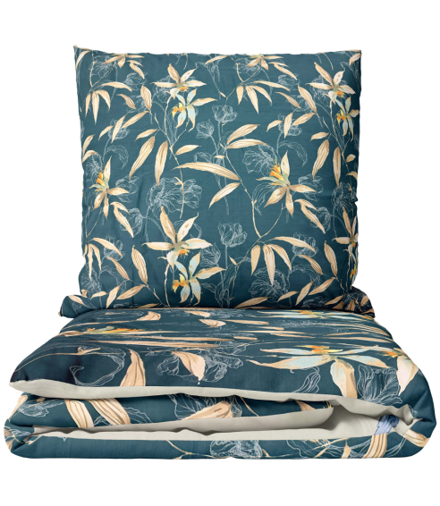 Satin påslakanset „Myrtle Tangle“. Satin påslakan