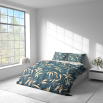Satin påslakanset „Myrtle Tangle“. Påslakanset 150x210, 140x200 cm, 150x200 cm, 160x200 cm, 180x200 cm, 200x200 cm, 200x220 cm Satin påslakanset „Myrtle Tangle“. Påslakanset 150x210, 140x200 cm, 150x200 cm, 160x200 cm, 180x200 cm, 200x200 cm, 200x220 cm