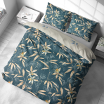 Satin påslakanset „Myrtle Tangle“. Påslakanset 150x210, 140x200 cm, 150x200 cm, 160x200 cm, 180x200 cm, 200x200 cm, 200x220 cm Satin påslakanset „Myrtle Tangle“. Påslakanset 150x210, 140x200 cm, 150x200 cm, 160x200 cm, 180x200 cm, 200x200 cm, 200x220 cm