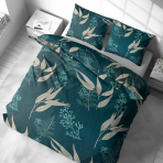Satin påslakanset „Premium Verdure“. Påslakanset 135x200, 140x200 cm, 200x200 cm, 200x220 cm Satin påslakanset „Premium Verdure“. Påslakanset 135x200, 140x200 cm, 200x200 cm, 200x220 cm
