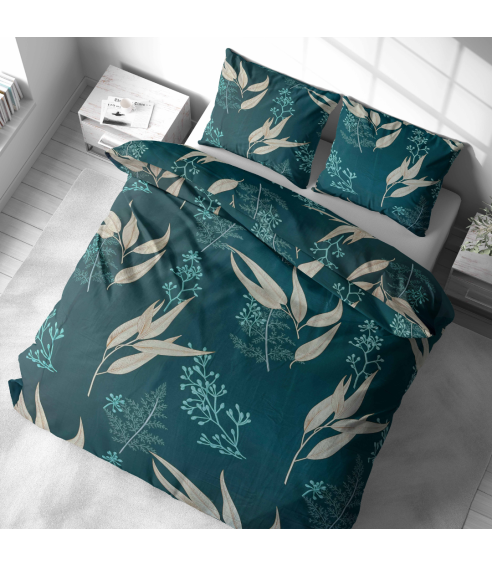 Satin påslakanset „Premium Verdure“. Satin påslakan