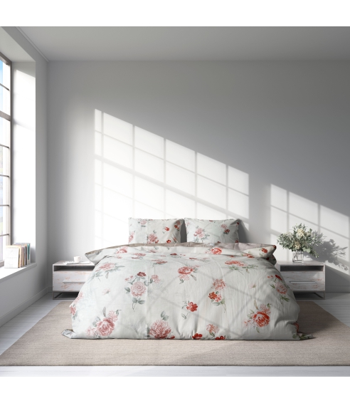 Premium satin påslakanset „Pure Romance“. Satin påslakan
