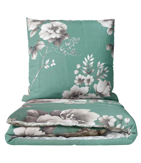 Satin påslakanset „Sage Whisper“. Satin påslakan