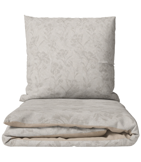 Satin påslakanset „Sand Damask“. Satin påslakan