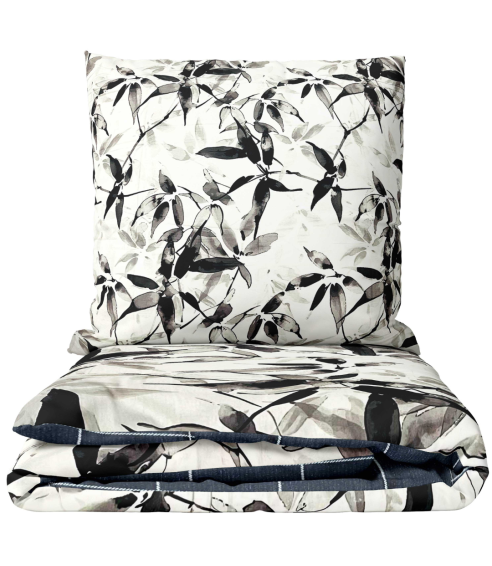 Satin påslakanset „Smoky Petals“. Satin påslakan