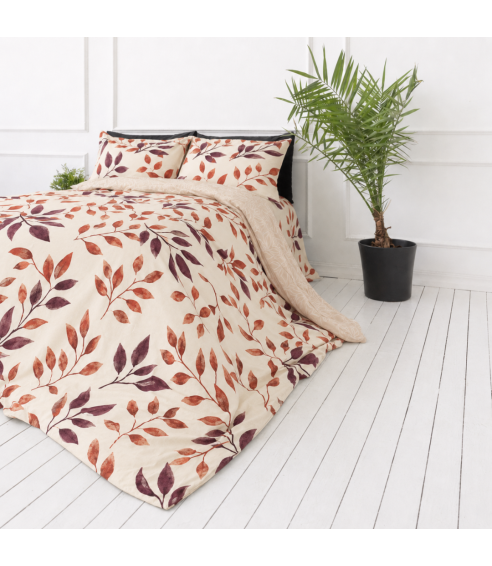 Satin påslakanset „Terracotta“. Satin påslakan