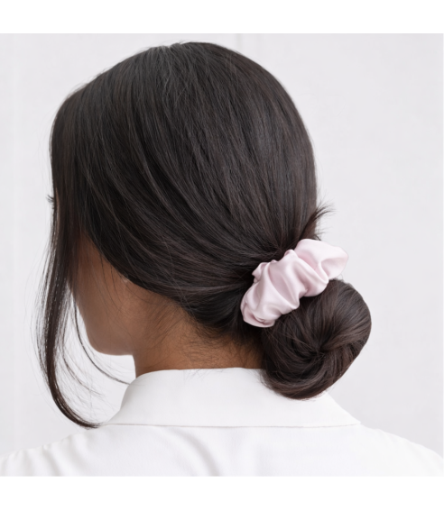 Silkhårsnoddar „Luxe Pink“. Hårsnoddar