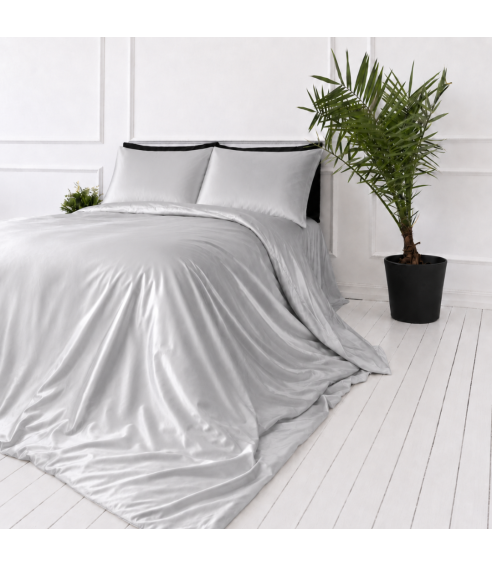Sängkläder i siden „Platinum Silk“. Påslakanset 200x220