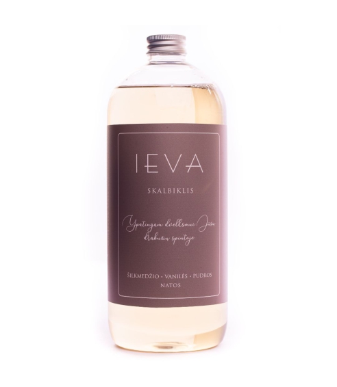 Ieva tvättmedel „Detergent Silk Vanilla“. Rengöringsmedel