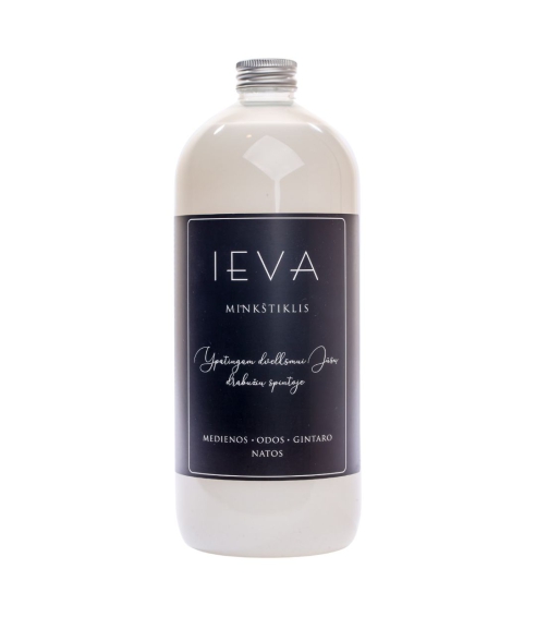 Ieva tygmjukmedel „Softener Wood Amber“. Rengöringsmedel
