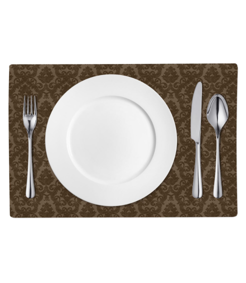 Bordsunderlägg „Green baroque placemat“ 1 st.. Linnedukar